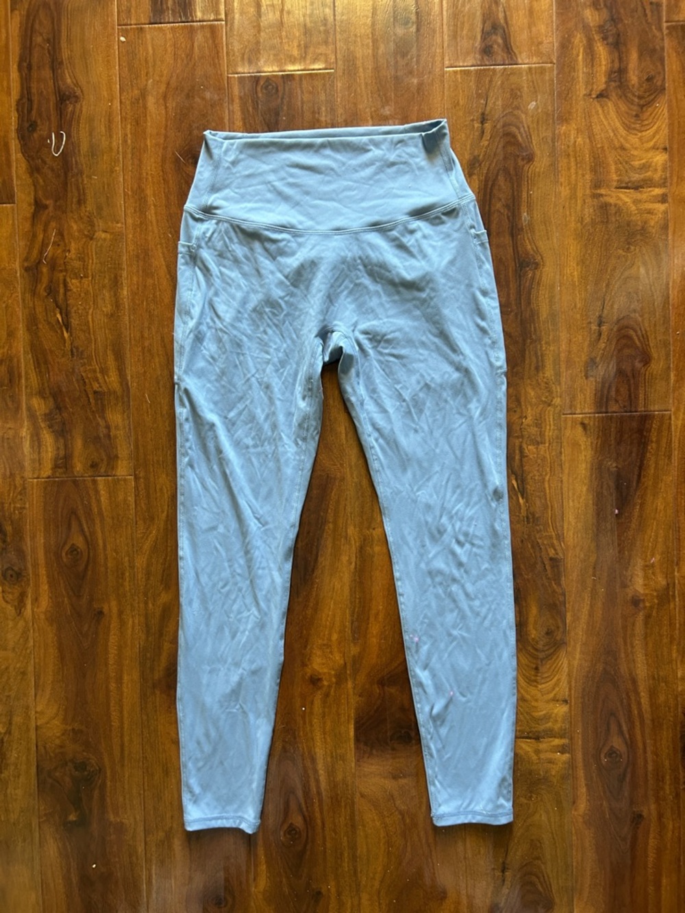 Women's Light Blue High-Rise Leggings